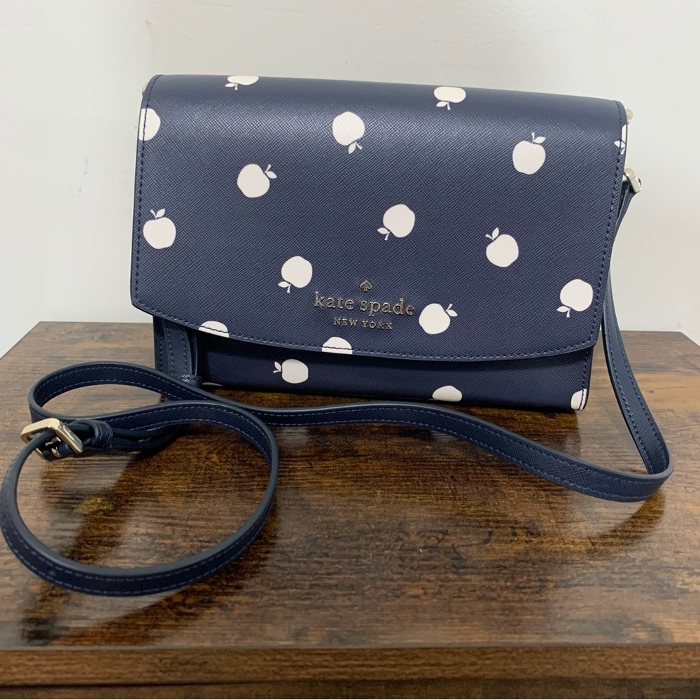 Authentic Kate Spade Carson Orchard Printed Convertible Crossbody.